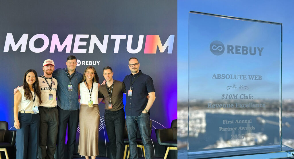 Absolute Web Honored for Revenue Excellence with Rebuy